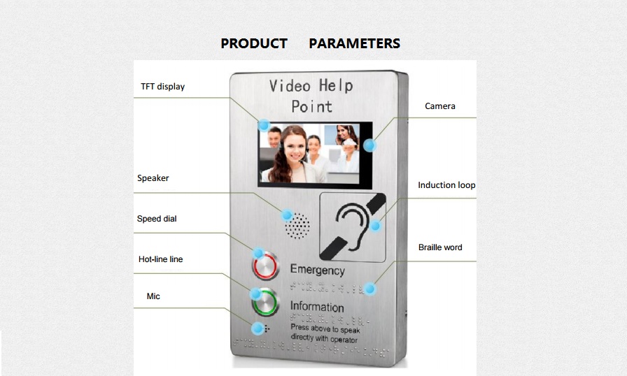 Interphone vidéo Téléphone