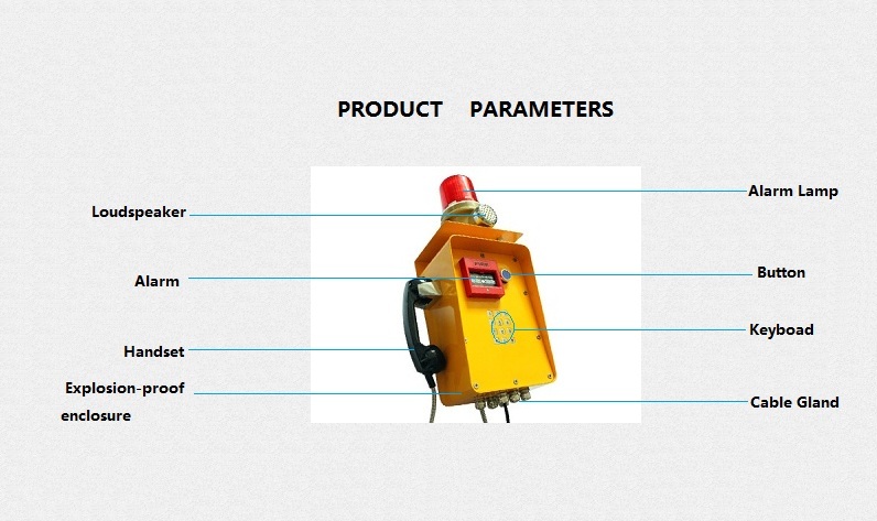 flameproof telephone description