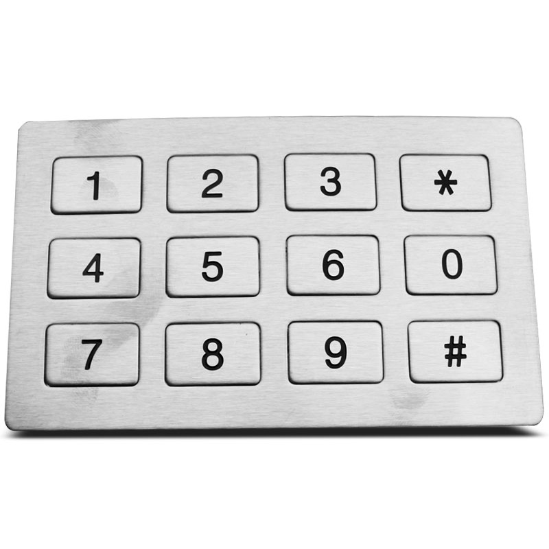 regular keypad with letters