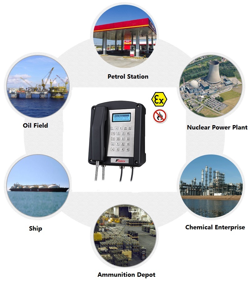 Intrinsically safe phone application place