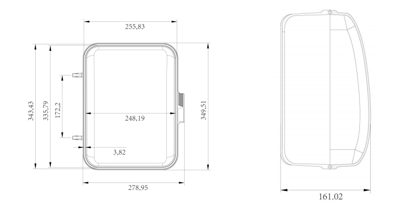 explosion proof telephone size