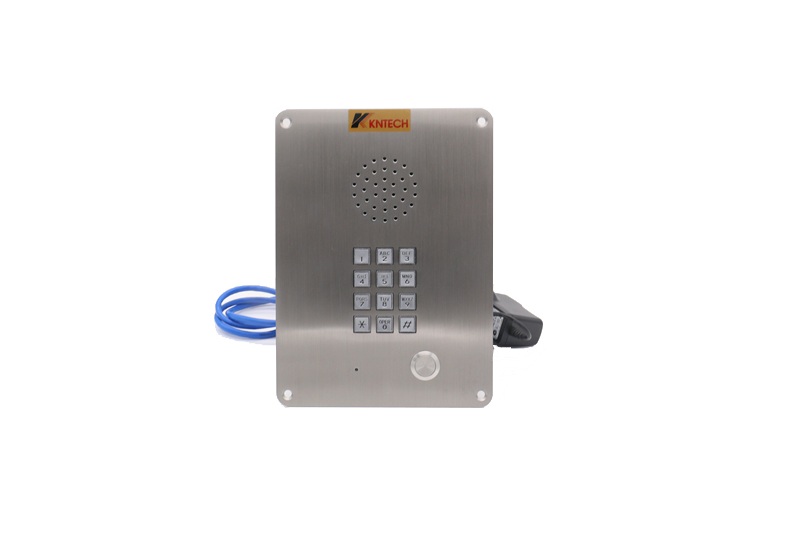 stainless steel intercom front view